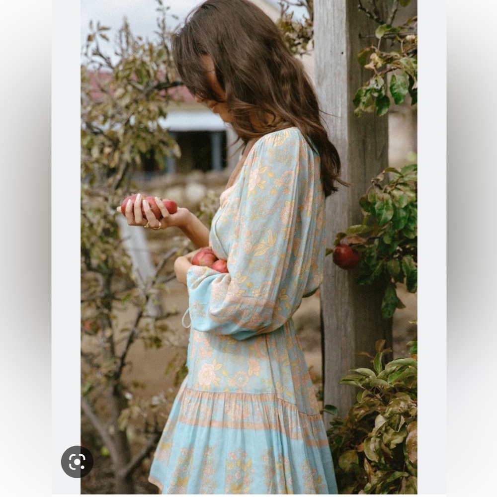 Spell & The Gypsy Juniper Playdress Eggshell Blue - Picture 5 of 10